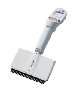 Eppendorf Xplorer plus电动移液器, 24道, 1-20µL, 淡粉色, 适配20µL 移液吸头
