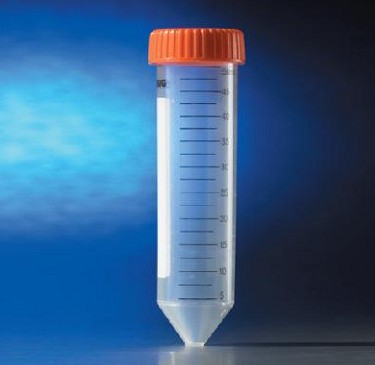 TUBE,CENT,50ML,FT,PP,S,25RK/50  离心管 50ml 锥形底 平盖 PP（聚丙烯）材质 灭菌（cf 430052）